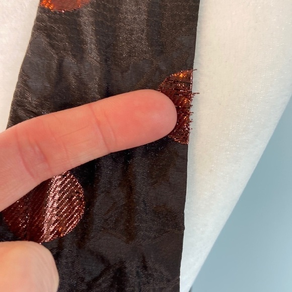 Marc by Marc Jacobs Polkadot A-Line Dress Shimmery Polka Dot Crinkle Fabric Sz 4 - Picture 14 of 14